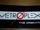 METROPLEX RECORDS STICKER METROPLEX THE ORIGINATOR JUAN ATKINS DETROIT TECHNO