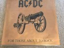 AC/DC Vinyl 1981 LP For Those About To Rock NO RESERVE Metallica Slayer DIO Ozzy