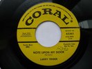 LARRY TRIDER 45 'NOTE UPON MY DOOR' USA CORAL 1963 TEXAS POPCORN ROCKABILLY VG++