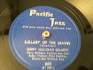 78 rpm Gerry Mulligan Lullaby of the Leaves Pacific Jazz 601 JukeBox Record