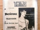 THE NEXT BIG THING #1 UK 1977 RARE ORIG PUNK FANZINE DICTATORS DAMNED TELEVISION
