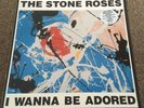 The Stone Roses - I Wanna Be Adored 12” Ltd Edition With Art Print. Ex Condition