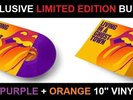 THE ROLLING STONES LIVING IN A GHOST TOWN EXCLUSIVE PURPLE + ORANGE 2 VINYL SET