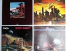 Saga 5 x LP Vinyl - Images - Silent Knight - In Transit - Amiga - World Apart