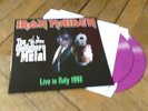 IRON MAIDEN Live in Italy 92 2Lp Vynil couleur gatefold 150 copies