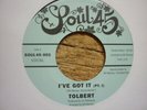 northern soul tolbert ive got it soul uk  reissue 45