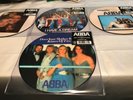ABBA x 4 7 INCH Singles picture discs Mint unplayed Voulez-Vous, Chiquitita  etc