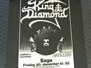 SHIPPING NOT $4 - KING DIAMOND - COPENHAGEN SAGA 1985 BLUE WAX NO ???/200