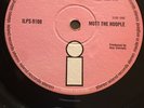 MOTT THE HOOPLE S/T LP UK Orig 1969 Pink Island A2 / B1 Prog Rare