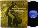 Lonnie Johnson with Elmer Snowden - Blues & Ballads LP - Bluesville Mono DG RVG