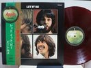 THE BEATLES / LET IT BE, RED WAX JAPAN ORIG. 1st PRESS 1971 LP w/OBI & INSERT NM