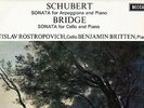 SXL 6426 WB UK SCHUBERT ARPEGGIONE / BRIDGE CELLO SONATA ROSTROPOVICH BRITTEN NM
