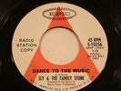 SLY & THE FAMILY STONE  Dance To The Music / Let Me Hear It  DJ PROMO EPIC