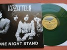 LED ZEPPELIN - ONE NIGHT STAND EUROPE PRESS 2012 GREEN VINYL BBC ROCK HOUR 1969