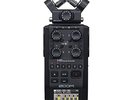 Zoom H6 All Black (2020 Version) 6-Track Portable Recorder, Stereo Microphones