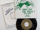 TRAITS Nobody Loves The Hulk RARE garage 45 mod psych w/ sleeve & envelope HEAR