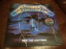 METALLICA - RIDE THE LIGHTNING, BLUE COLORED 300 LIMITED  VINYL LP RECORD