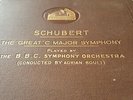 SCHUBERT SYMPHONY NO7 IN C MAJOR BBC SYMPHONY ORCH ADRIAN BOULT HMV DB7819-24