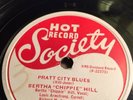 78 Rpm;BER “CHIPPIE” HILL; Pratt City Blues &Maggie Jones;Good Time Flat Blues;