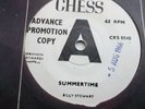 BILLY STEWART SUMMERTIME DEMO VINYL IS IN VG+ COND IN CHESS COMPANY SLEEVE