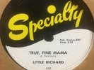 R&B 78 RPM Record Little Richard RARE 633 Specialty True Fine Mama V+