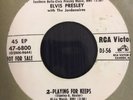 RARE WHITE PROMO Elvis Presley DINAH SHORE 