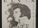 ELVIS PRESLEY W/ LINDA RONSTADT: Love Me Tender / Hurt 45 (PS, toc, blue vinyl)