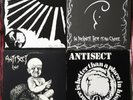 ANTISECT 4 LP LOT: IN DARKNESS THERE IS NO CHOICE , HALLO THERE , PEACE IS BETTE