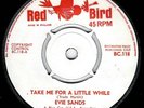 NORTHERN SOUL - EVIE SANDS - TAKE ME FOR A LITTLE WHILE - RED BIRD - 