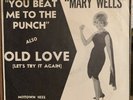MARY WELLS--MOTOWN PICTURE SLEEVE + 45--(YOU BEAT ME TO THE PUNCH)--PS--PIC--SLV