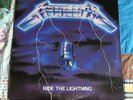 METALLICA Ride The Lightning LP 1984 Megaforce 60396-1 Elektra Megaforce Thrash