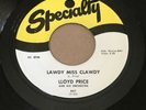 Lloyd Price - Lawdy Miss Clawdy/Mailman Blues * Specialty 661 R&B Blues 45