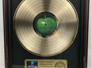 The Beatles - Abbey Road Gold Vinyl Record In Frame Under Glass (397/500)