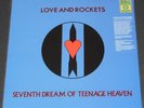 LOVE AND ROCKETS seventh dream USA LP new BLUE VINYL limited #1156/1500 bauhaus