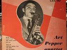 Art Pepper Quartet - Rare 10