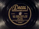 78 RPM - The Tiger / King Radio, Decca 17449, E West Indian - Calypso - Trinidad