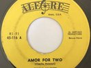 * CHARLIE PALMIERI Amor For Two/Piraguero BOSSA NOVA LATIN JAZZ 45 Alegre HEAR