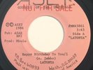 * LATONYA Happy Birthday To You RARE PRIVATE DC BOOGIE MODERN SOUL Aset 45 HEAR