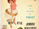 JOHNNY HALLYDAY - Ven a bailar el Twist RARE LABEL** ESPAGNE EP 1962 SPAIN VG+