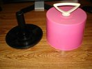 Vintage Disk-Go-Case for 45s......Pink...1960s