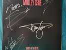 MOTLEY CRUE SHOUT AT THE DEVIL USA LP SIGNED BY ALL 4 MEMBERS IN SILVER PEN