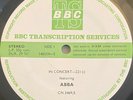 ABBA In Concert 221 BBC Transcription original genuine LP Very rare NM