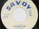 LITTLE ESTHER If It’s News To You /Longing in Heart SAVOY 45 mod R&B 1957 HEAR