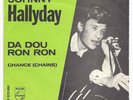 vinyle single danois 373210 Johnny Hallyday Da dou ron ron Très rare   Mint-