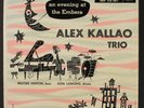 ALEX KALLAO: An Evening At The Embers 45 (triple pocket EP, Jim Flora art PC)