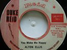 45 ROCKSTEADY / ALTON ELLIS / YOU MADE ME HAPPY / DUKE REID / LISTEN