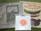 ELVIS COSTELLO, LED ZEPPELIN, ROLLING STONES - LP RECORD / 45 RECORD LOT