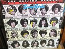 THE ROLLING STONES some girls 1978 UK DIE-CUT*BLUE TITLE LP w/UNCENSORED INNER