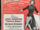 TORCH SONG Soundtrack India Adams Joan Crawford Walter Gross 2 MGM 45 EP Records