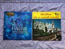 Disney FANTASIA ster101 & IT'S A SMALL WORLD st3925 Record Sets w booklets 57/64